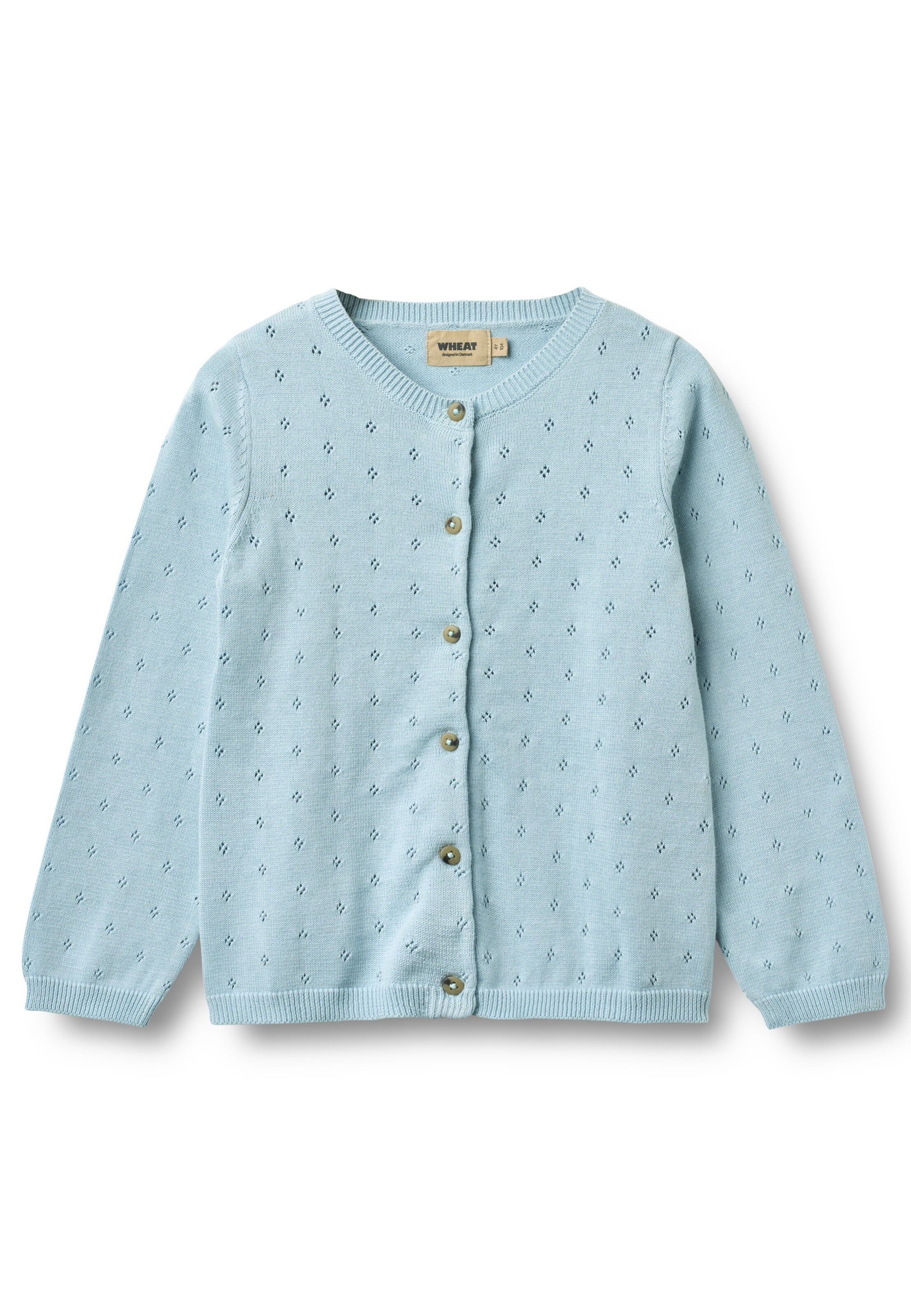 WHEAT Knit Cardigan 'Maia' in Blue: front