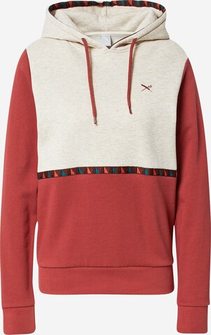 Sweat-shirt 'Hopi' Iriedaily en rouge : devant