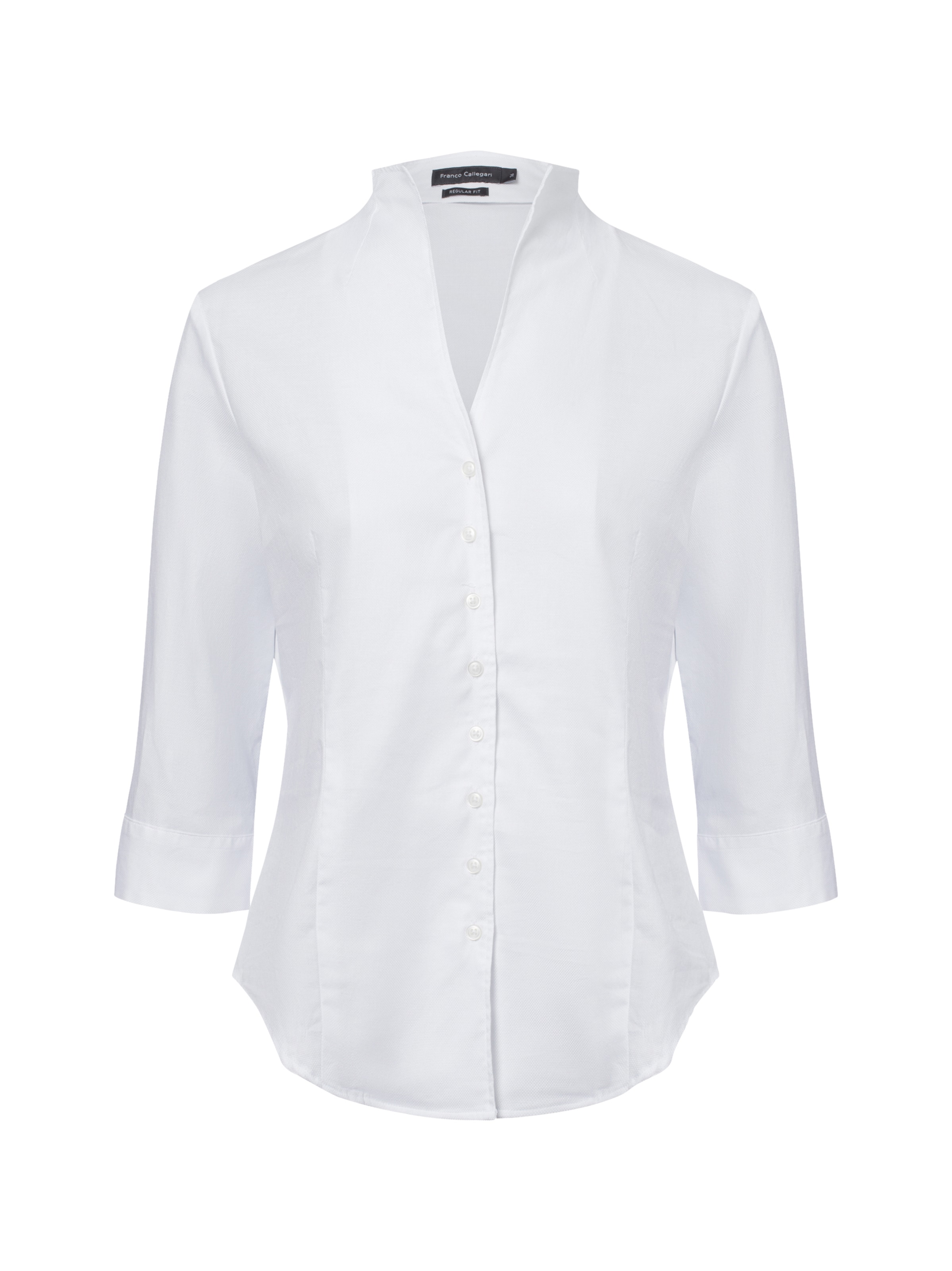 Franco Callegari Bluse in Weiß: Vorderseite