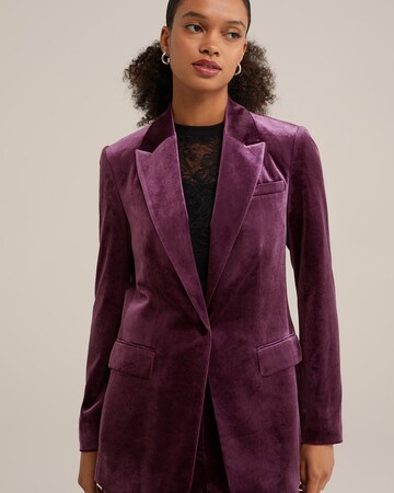 Blazer di WE Fashion in lilla: frontale
