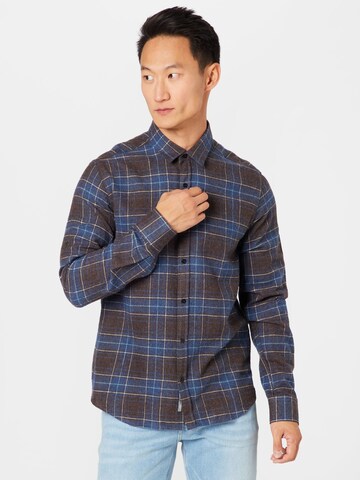 MEXX Regular fit Button Up Shirt in Blue: front