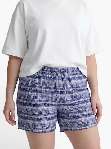 ONLY Carmakoma Regular Broek 'CARHAVANA' in Blauw: voorkant