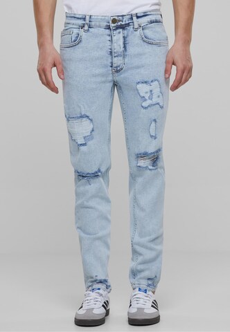 2Y Premium Regular Jeans in Blue: front