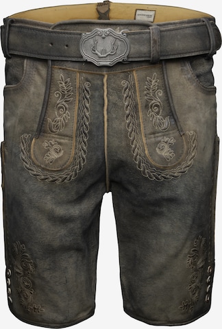 Pantalon folklorique 'Wastl' STOCKERPOINT en gris : devant