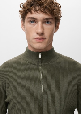 MANGO MAN Sweater 'Antiguap' in Green