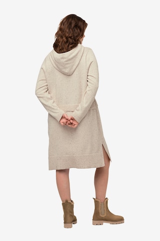 Ulla Popken Knitted dress in Beige