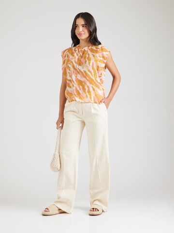 VILA Blouse 'VILYRIA SOA' in Brown