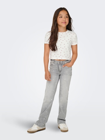 ONLY GIRLS Koszulka 'KOGBELLA' w kolorze biały