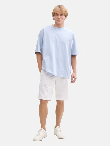 TOM TAILOR DENIM Loose fit Pants in White