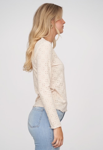 T-shirt Cloud5ive en beige : sur le côté