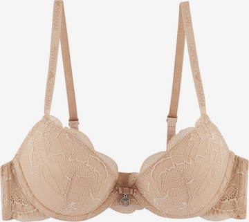 Reggiseno di Emporio Armani in beige: frontale