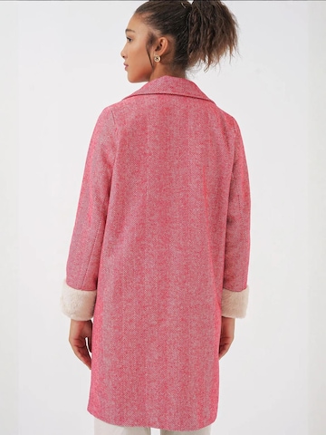 Bigdart - Sobretudo meia-estação em vermelho