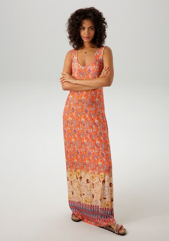 Aniston CASUAL Dress in Orange: front