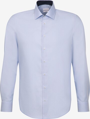 SEIDENSTICKER Slim fit Business shirt in Blue: front