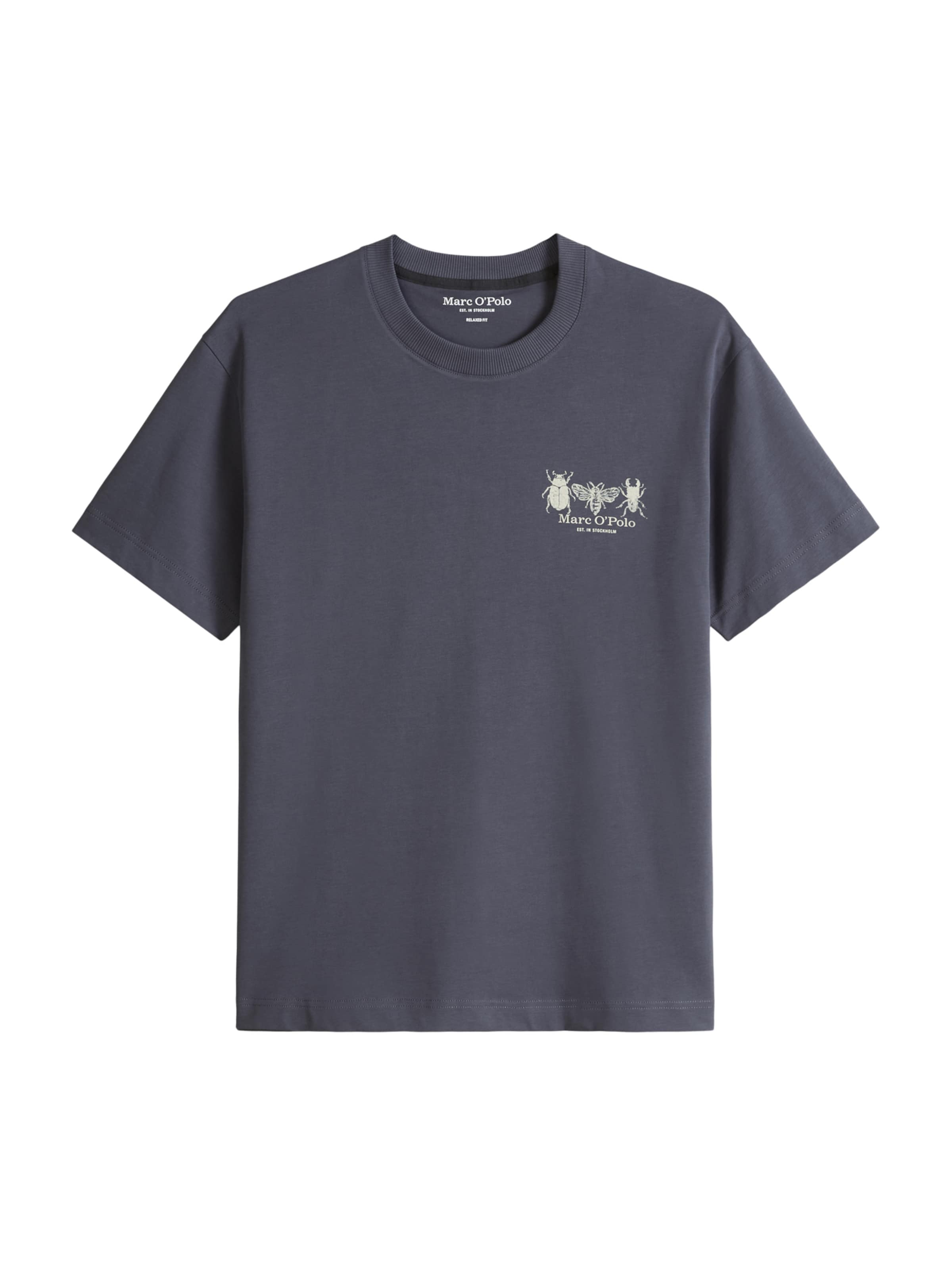 T-Shirt Marc O'Polo en gris : devant