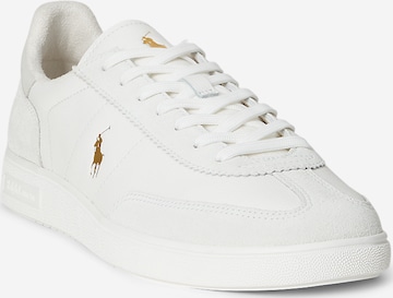 Polo Ralph Lauren Ниски маратонки 'BEDFORD' в бяло: отпред