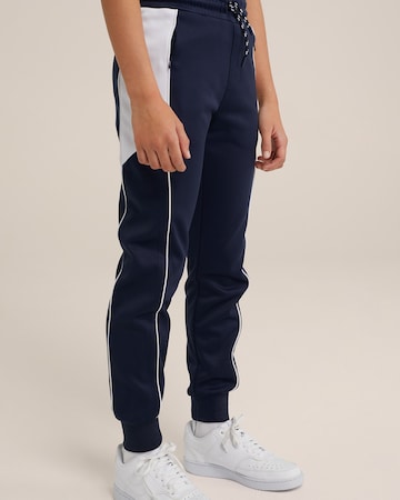 WE Fashion Regular Pants in Blue