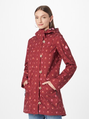 Blutsgeschwister Weatherproof jacket 'Wild Weather' in Red: front