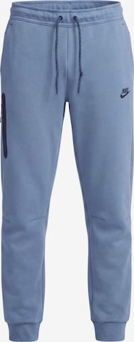Nike Sportswear - Calças 'TCH FLC' em azul: frente