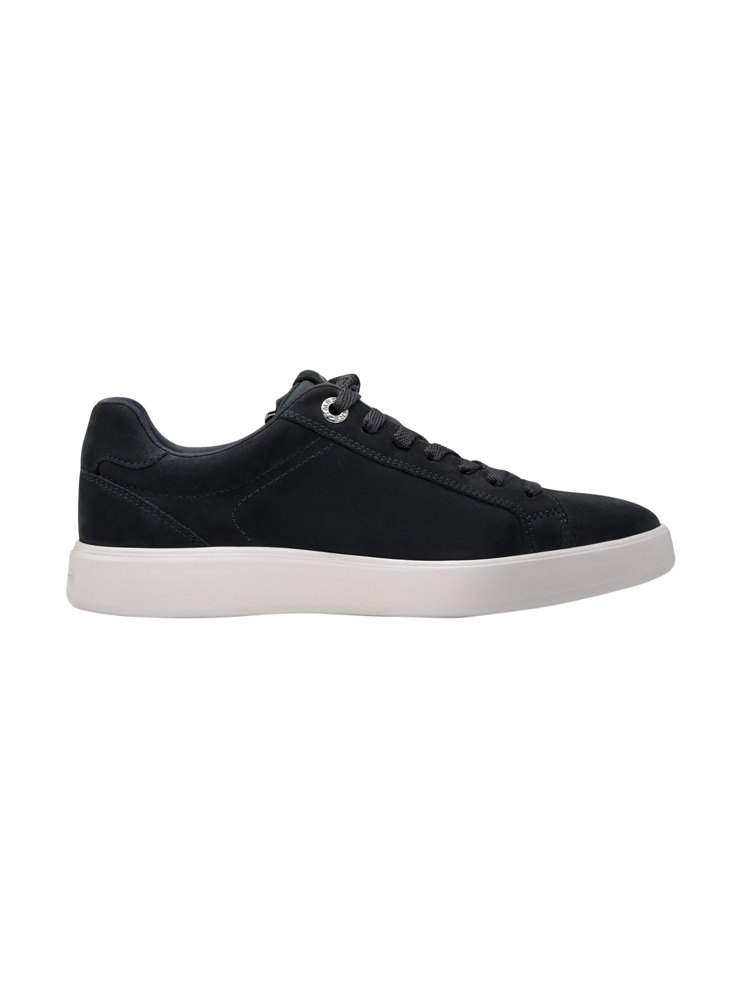 Chaussure de sport à lacets 'Leder-Sneaker' Tamaris en bleu