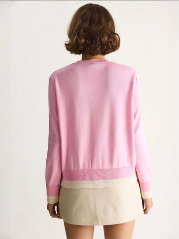 Bianco Lucci Strickjacke in Pink