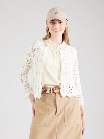 ZABAIONE Strickjacke 'Et44ienne' in Beige: Vorderseite