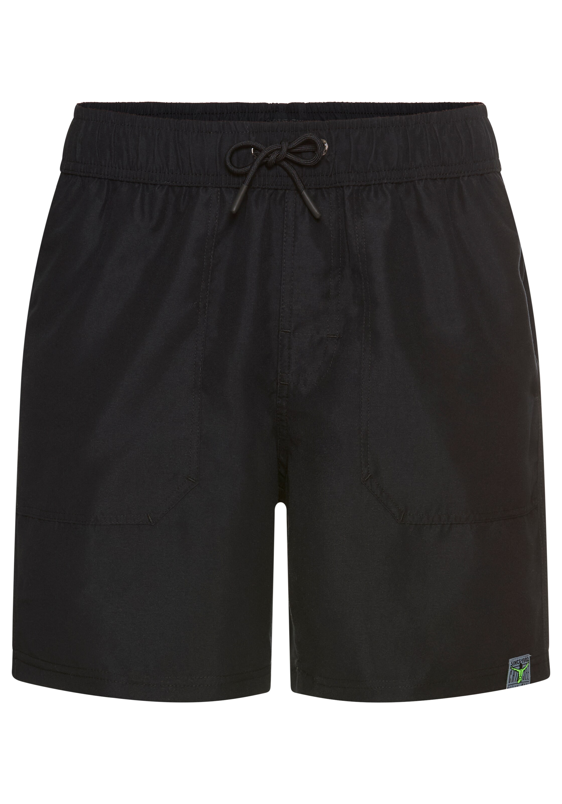CHIEMSEE Badeshorts in Schwarz: Vorderseite
