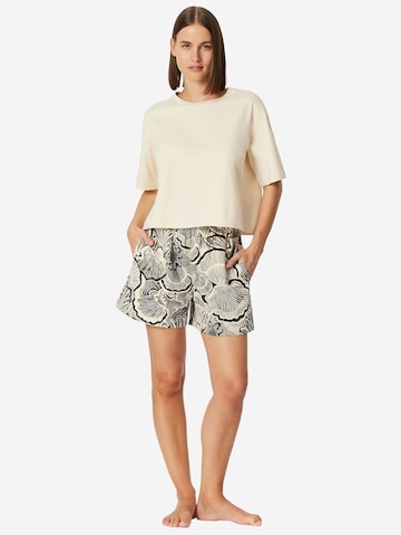 Chemise de nuit 'Mix Relax' SCHIESSER en blanc