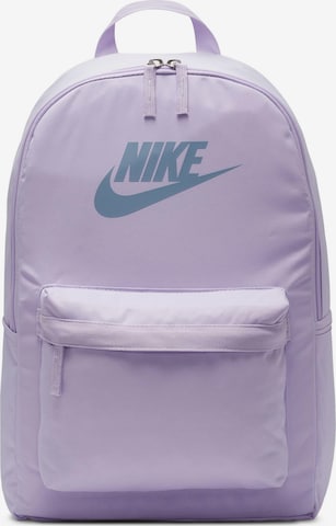 Nike Sportswear Backpack 'Heritage' in Purple: front