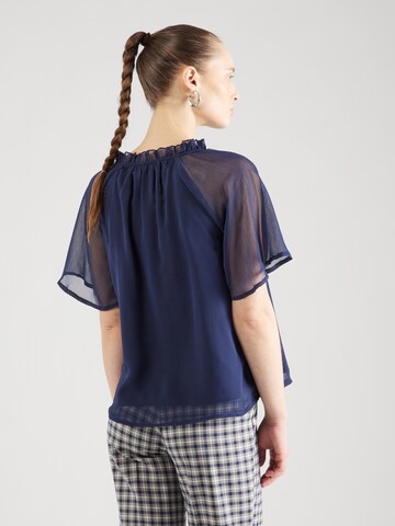 Wallis Bluse in Blau