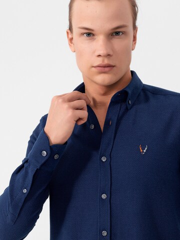 By Diess Collection Regular Fit Skjorte i blå