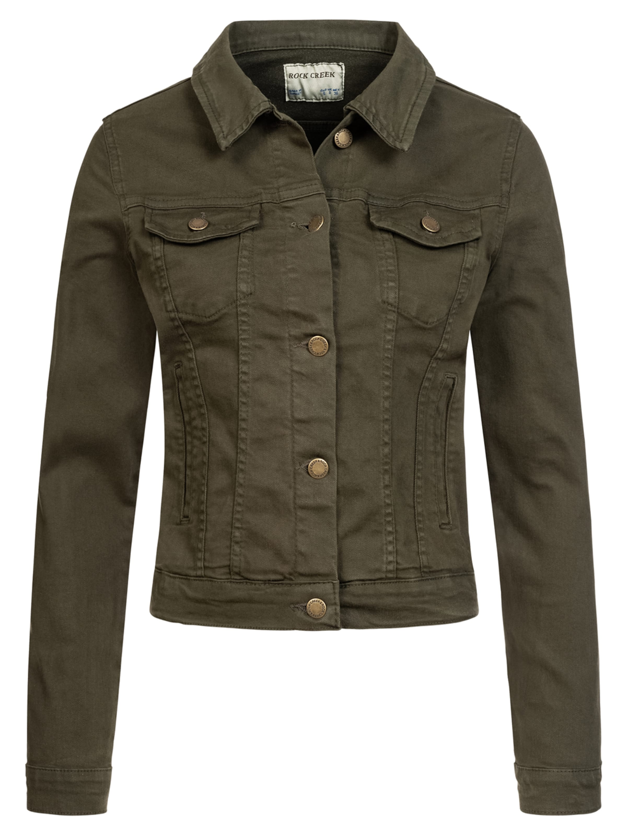 Rock Creek Between-season jacket in Green: front