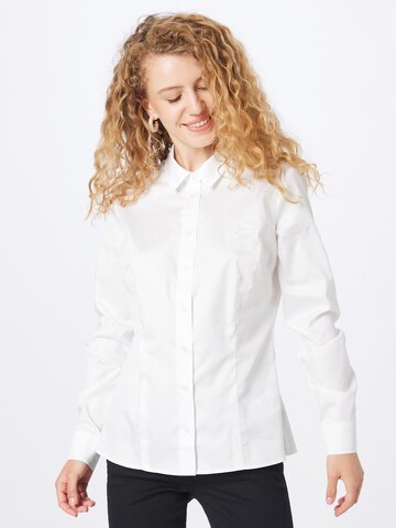 GUESS - Blusa 'Cate' em branco: frente