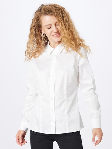 GUESS Блуза 'CATE' в бяло: отпред