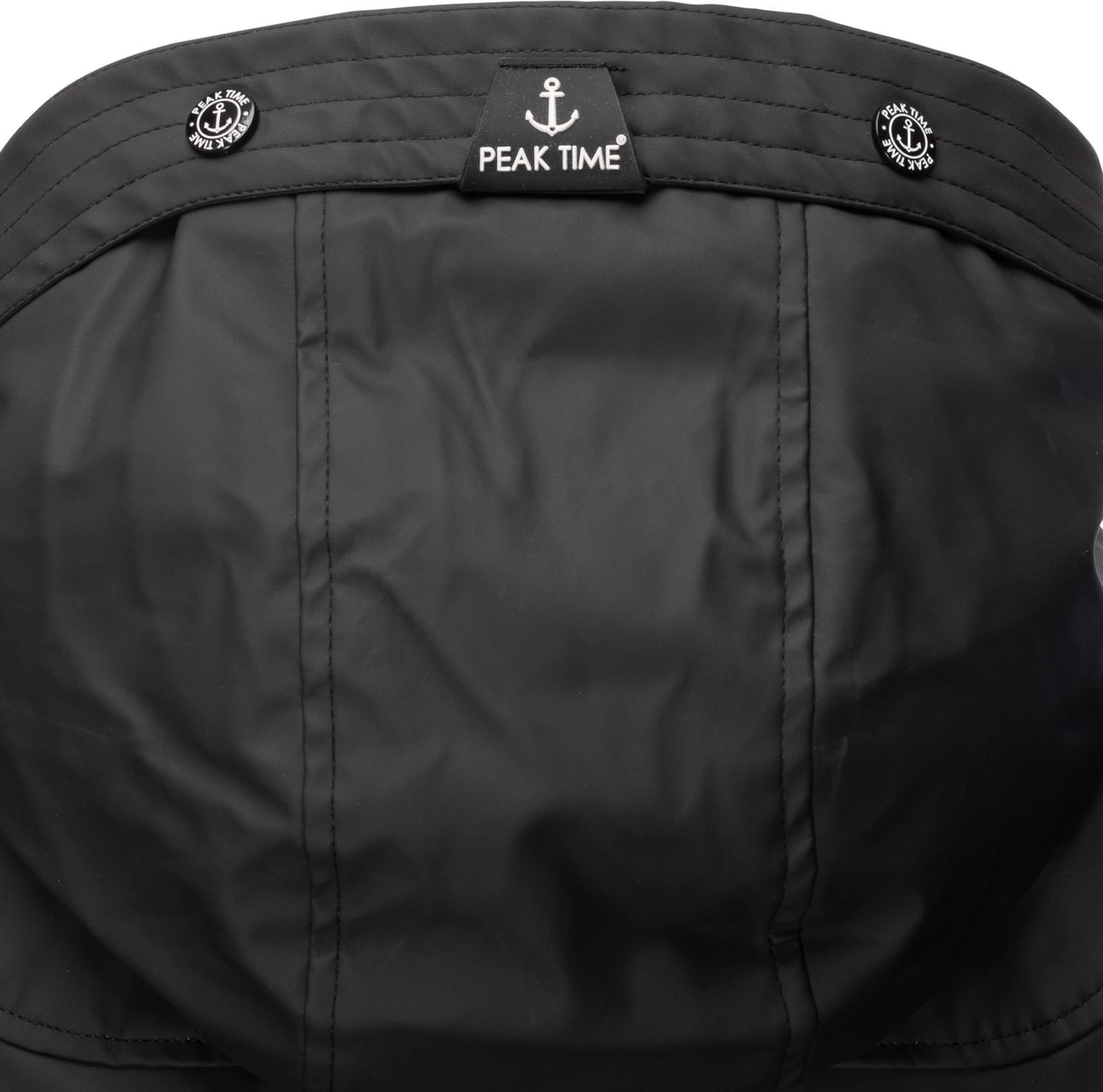 Peak Time Raincoat in Black