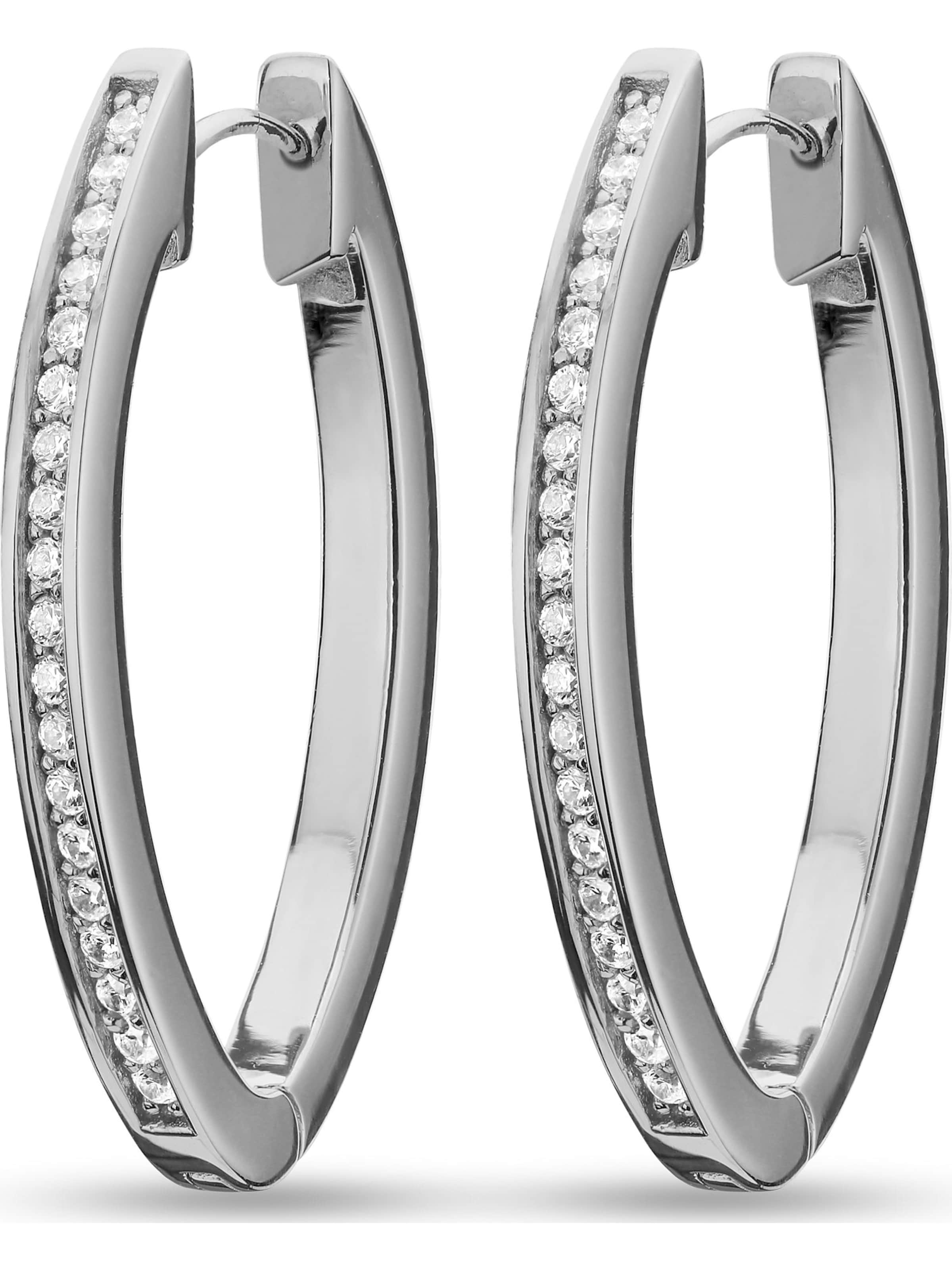 JETTE Ohrringe in Silber: Vorderseite