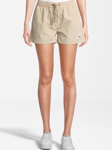 FILA Loosefit Shorts 'TAUCHE' in Beige: predná strana