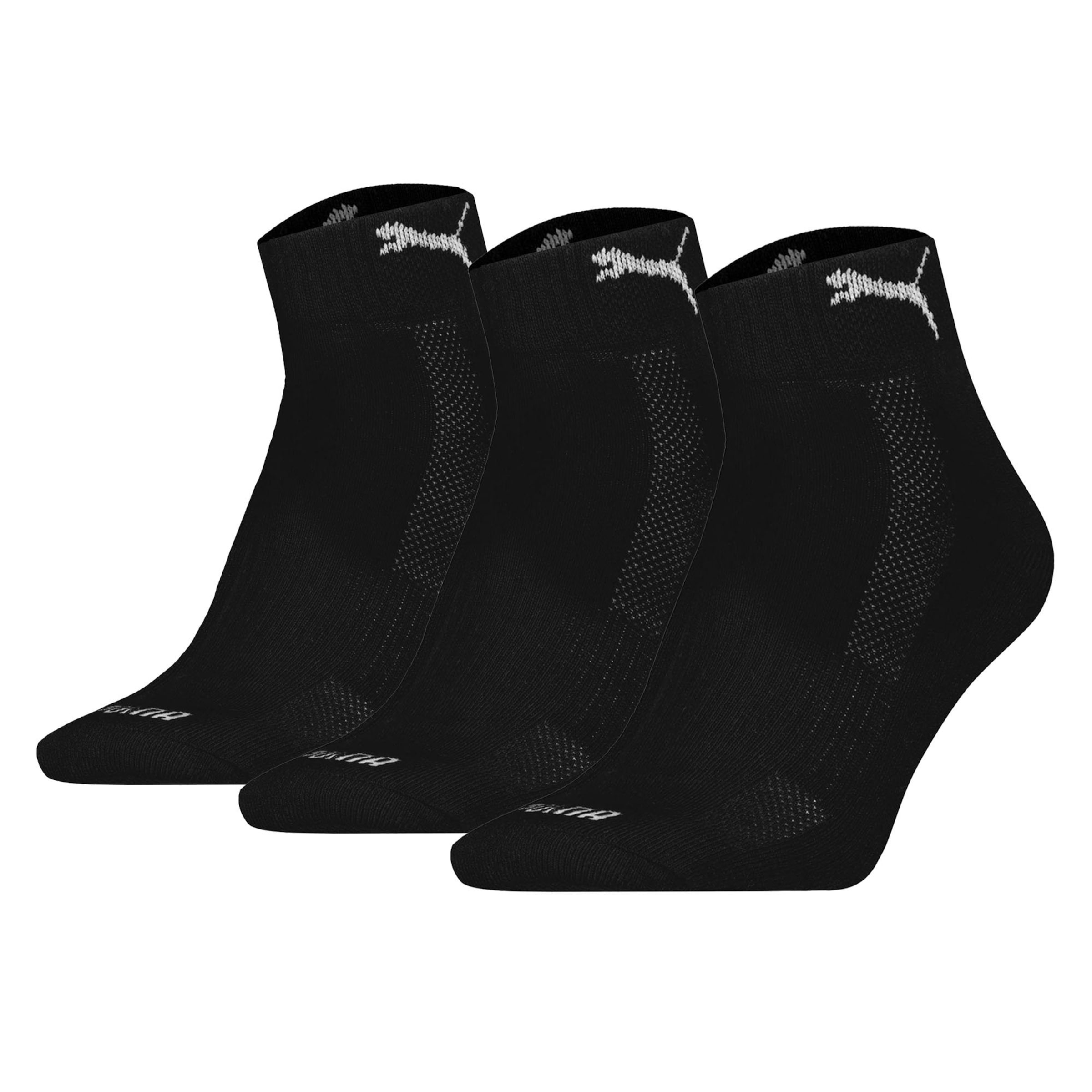 Chaussettes PUMA en noir : devant
