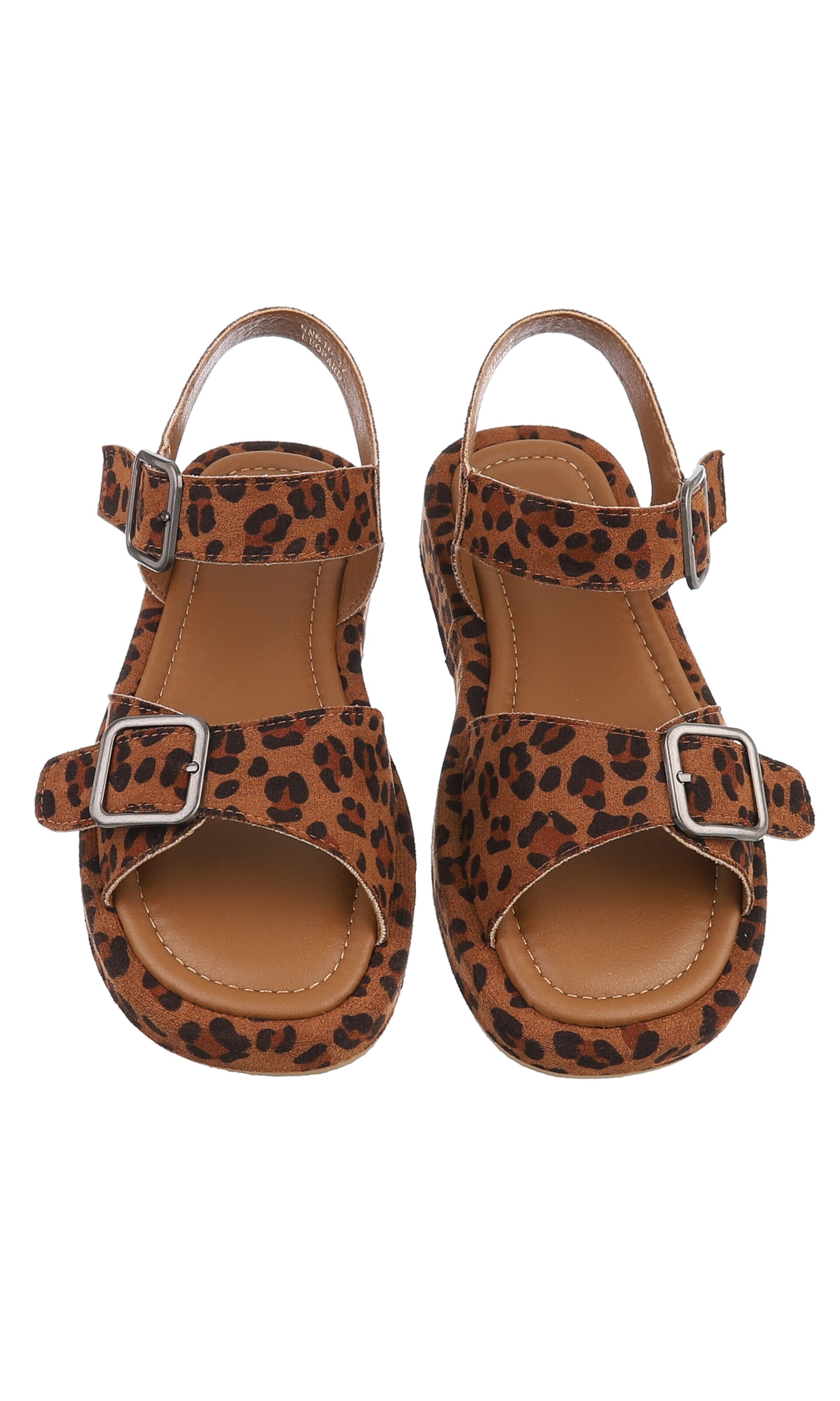 Ital-Design Strap Sandals in Brown