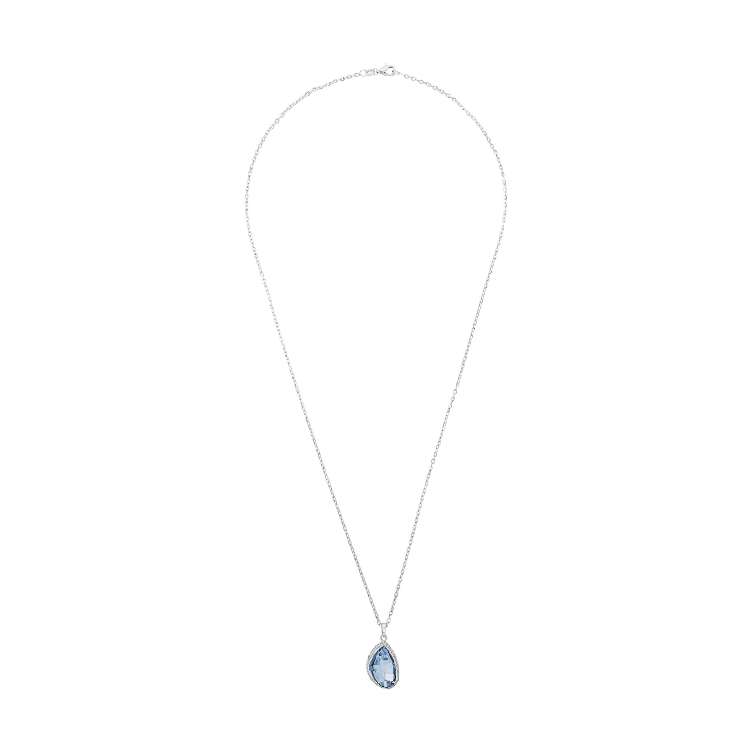 AMOR Necklace in Silver: front