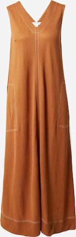 Warehouse Dress in Brown: front