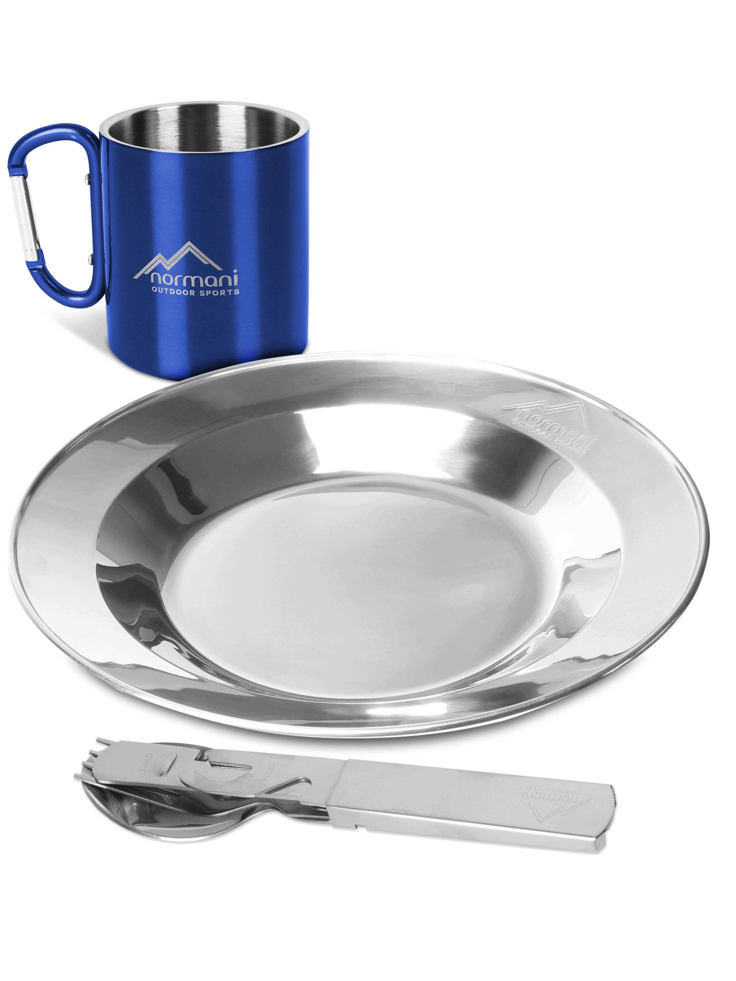 normani Tableware set in Blue: front