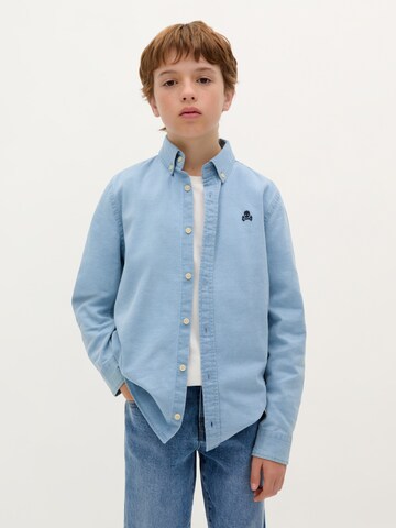 Scalpers Regular Fit Alpha Bd Shirt Kids ' ' in Blau: Vorderseite