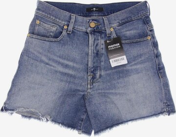 7 for all mankind Shorts XS in Blau: predná strana