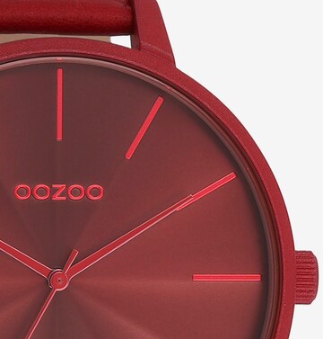 OOZOO Analog Watch in Red