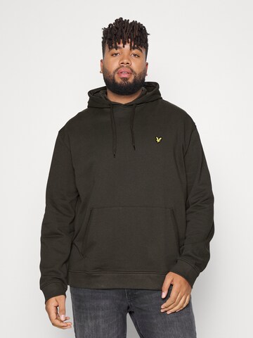 Lyle & Scott Big&Tall Sweatshirt in Grijs: voorkant