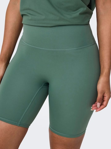 ONLY PLAY Skinny Fit Спортен панталон 'ONPJAM-SANA-3' в зелено