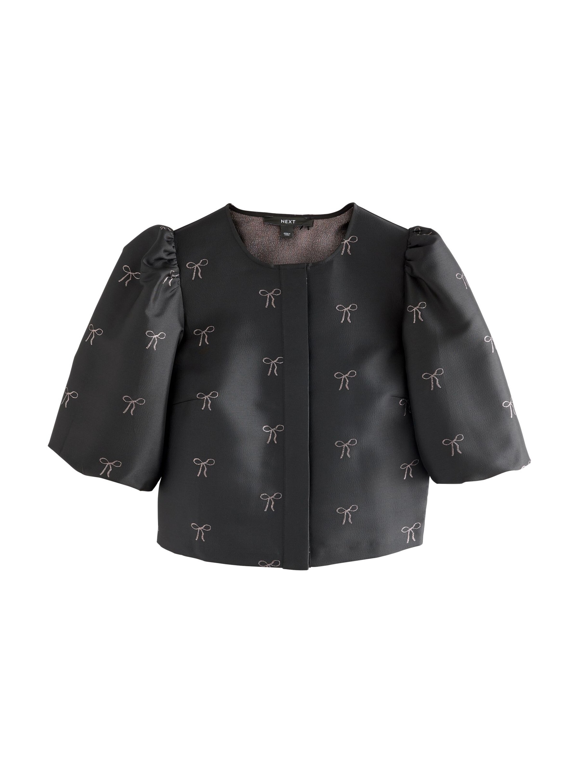 Next Bluse in Schwarz: Vorderseite