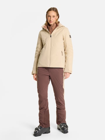 ZIENER Outdoor Jacket 'TETTA-Z' in Beige
