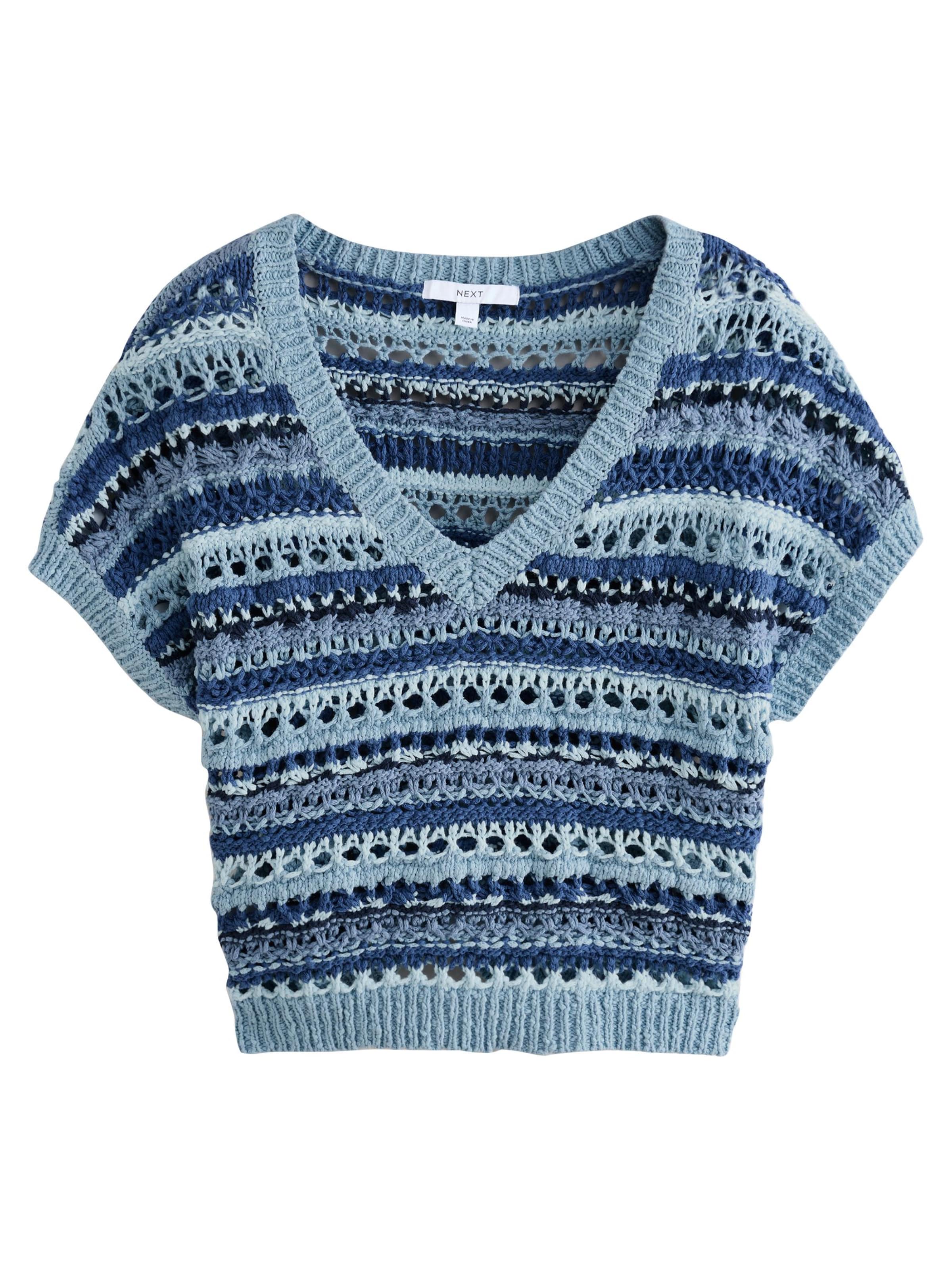 Next Trui in Blauw: voorkant